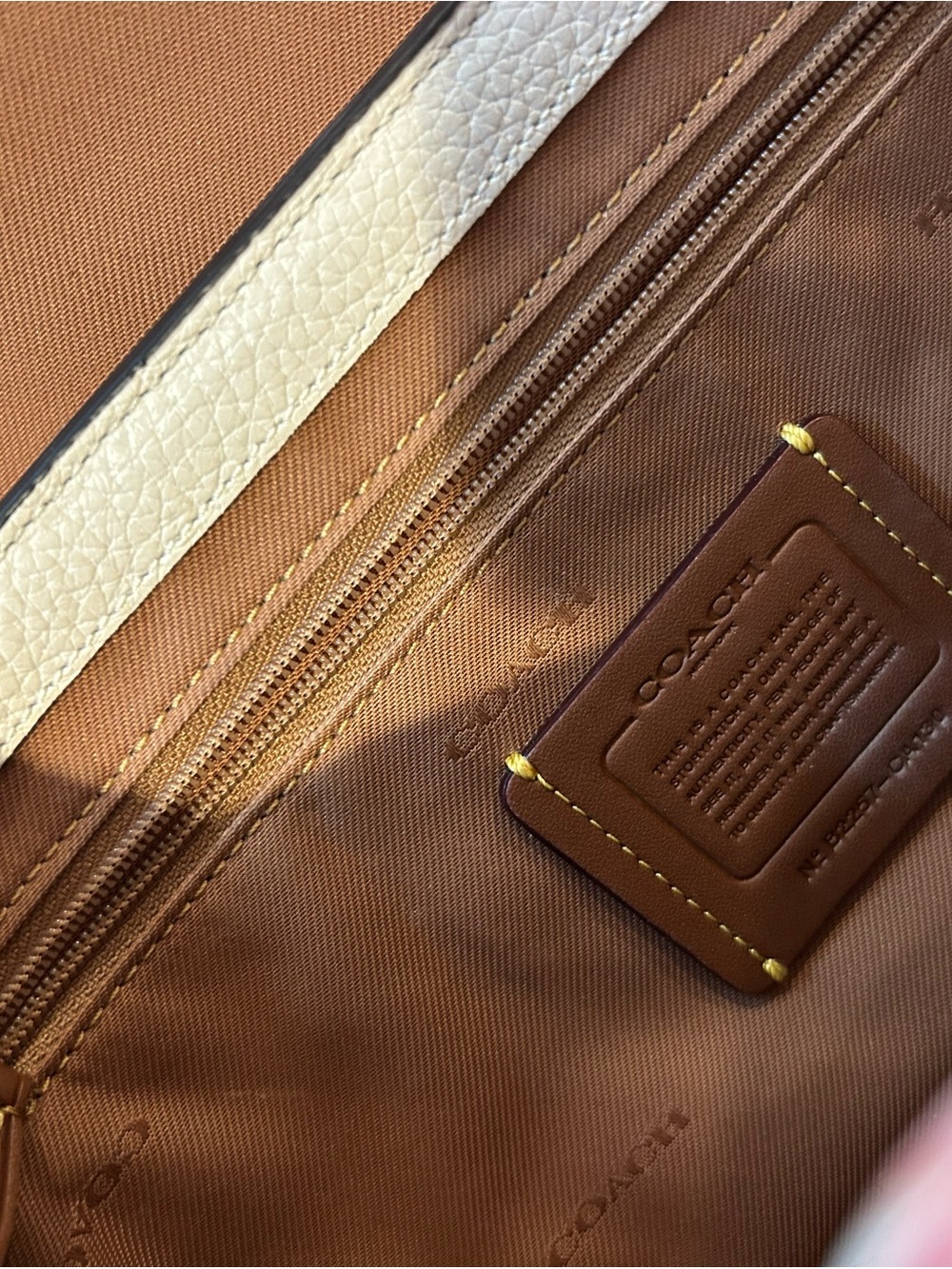 Coach Cassie B4 Chalk Colorblock Leather Crossbody Bag - Picture 7 of 9